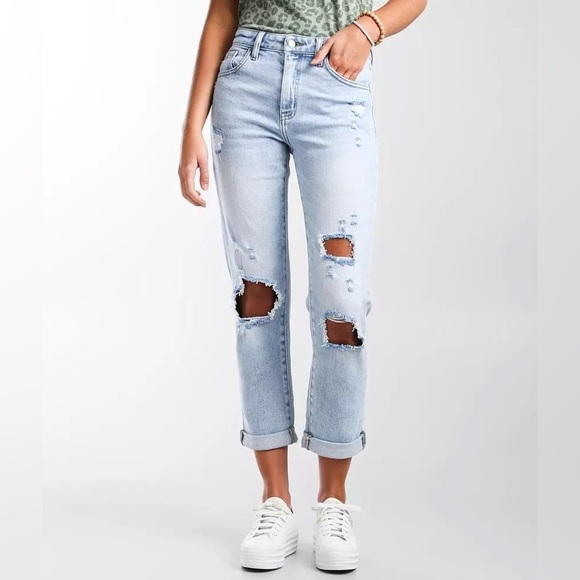 Kancan High Rise Relaxed Stretch Jean Size 28 - Picture 1 of 9